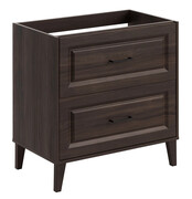Szafka pod umywalkę w kolorze Dąb Ristretto - Raventia 3X 80 cm Edinos Premium