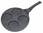 Aluminiowa patelnia do placuszków z minkami 26,5cm - Zirex 3X Edinos