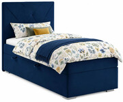 Pojedyncze łóżko boxspring Sempre 90x200 - 40 kolorów Edinos