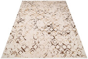 Kremowy dywan glamour w złote romby - Oros 12X 200x300 Profeos