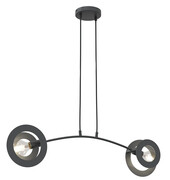 Czarna nowoczesna lampa wisząca - D155-Rosiwo Lumes