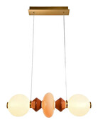 Nowoczesna geometryczna lampa wisząca - C01-Aglosa Lumes