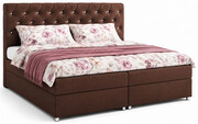 Łóżko z zagłówkiem w stylu glamour Active 180x200 - 44 kolory Edinos