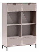 Witryna z lamelami w kolorze cashmere - Tardes 11X Edinos