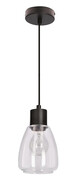 Nowoczesna lampa wisząca w stylu loftowym bezbarwna - D202-Semi Lumes
