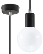 Loftowa lampa wisząca E825-Losako - czarny Lumes