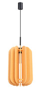 Żółta wisząca lampa z filcu M157- Ladin Lumes