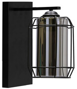 Czarny kinkiet industrialny - Z047-Moris Lumes