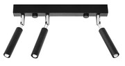 Czarny nowoczesny plafon reflektor - EX673-Totemi Lumes