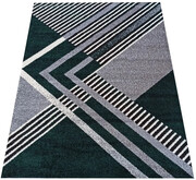 Nowoczesny szaro - zielony dywan w geometryczny wzór - Fleksi 3X 200 x 290 cm Profeos
