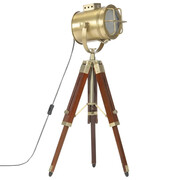 Brązowa lampa stojąca retro z regulacją wysokości - EX190-Erfis Lumes
