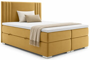Podwójne łóżko boxspring Puerto 180x200 - 32 kolory Edinos
