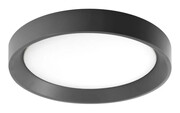 Czarny okrągły plafon LED - E884-Minario Lumes
