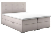 Małżeńskie łóżko boxspring Iliana 180x200 - 32 kolory Edinos