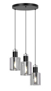 Elegancka szklana lampa wisząca nad stół - A470-Solla Lumes