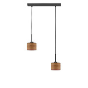 Lampa wisząca skandynawska na czarnym stelażu - EX436-Toffer - 4 kolory Lumes