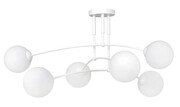 Biała lampa sufitowa z kloszami - D072-Aziax Lumes