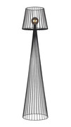 Czarna industrialna lampa podłogowa - S567-Dormi Lumes