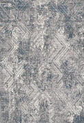 Ciemnoszary nowoczesny wzorzysty dywan - Izos 8X 200x300 Profeos