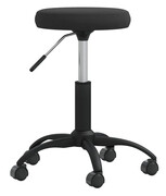 Czarny obrotowy taboret mobilny - Tezo Edinos