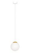 Nowoczesna lampa wisząca szklana kula - A490-Barios Lumes