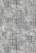 Ciemnoszary dywan w industrialną kratkę - Izos 9X 200x300 Profeos