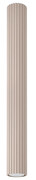 Ryflowana lampa tuba taupe 60cm - D295-Melson Lumes