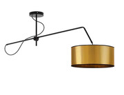 Złota regulowana lampa wisząca glamour - EX242-Silba Lumes