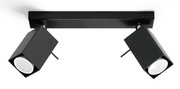 Minimalistyczny plafon LED E787-Rexi - czarny Lumes