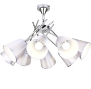 Duża biała lampa sufitowa - K258-Nimir Lumes