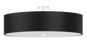 Czarny elegancki plafon z abażurem 50 cm - EX662-Secret Lumes