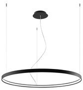 Czarna lampa wisząca LED ring - EXX230-Merlos Lumes
