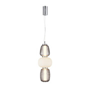 Nowoczesna lampa wisząca srebrna - K387-Arisa Lumes