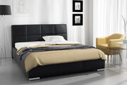 Łóżko tapicerowane Privex 2X 120x200 - 44 kolory Edinos