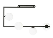 Nowoczesna lampa sufitowa z mlecznymi kloszami - D107-Solini Lumes