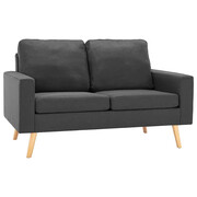 2-osobowa ciemnoszara sofa - Muria 2Q Edinos