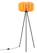Żółta filcowa lampa podłogowa trójnóg - M159-Ladin Lumes