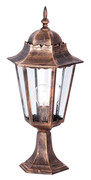 Czarno-złota niska lampa do ogrodu retro - S352-Nelmi Lumes