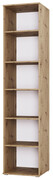 Minimalistyczny regał otwarty 70 cm dąb artisan - Aneris 4X Edinos Premium