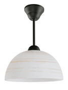 Lampa wisząca do salonu E501-Operys - czarny Lumes
