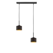 Nowoczesna lampa wisząca nad stół na czarnym stelażu - EX429-Uwis - 5 kolorów Lumes
