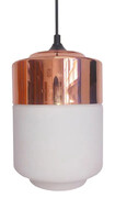 Miedziana nowoczesna lampa wisząca - D155-Vendi Lumes