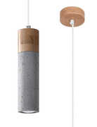 Betonowa lampa wisząca tuba loft - S162-Arelio Lumes