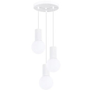 Potrójna biała lampa wisząca - K600-Buble Lumes