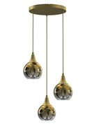 Złota lampa wisząca glamour - N68-Zeners Lumes