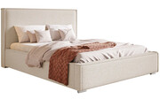 Pojedyncze łóżko ze schowkiem 120x200 Eger 3X - 36 kolorów + materac piankowy Contrix Superb Elior