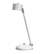 Biało-srebrna lampka na biurko - N021-Circile Lumes