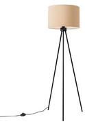 Nowoczesna lampa podłogowa do salonu taupe - M160-Lawezo Lumes