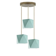Geometryczna lampa wisząca nad stół - EX260-Maxex 18 kolorów do wyboru Lumes