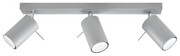Minimalistyczny plafon LED E783-Sewo - szary Lumes